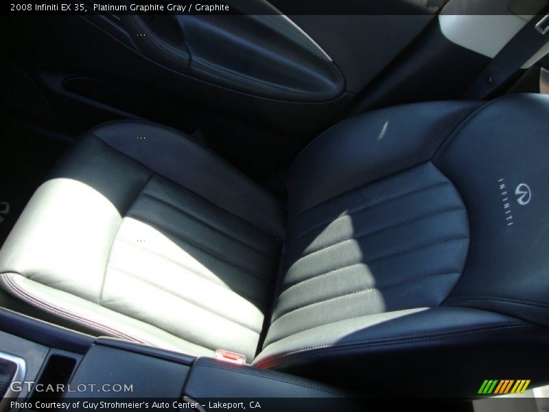 Platinum Graphite Gray / Graphite 2008 Infiniti EX 35