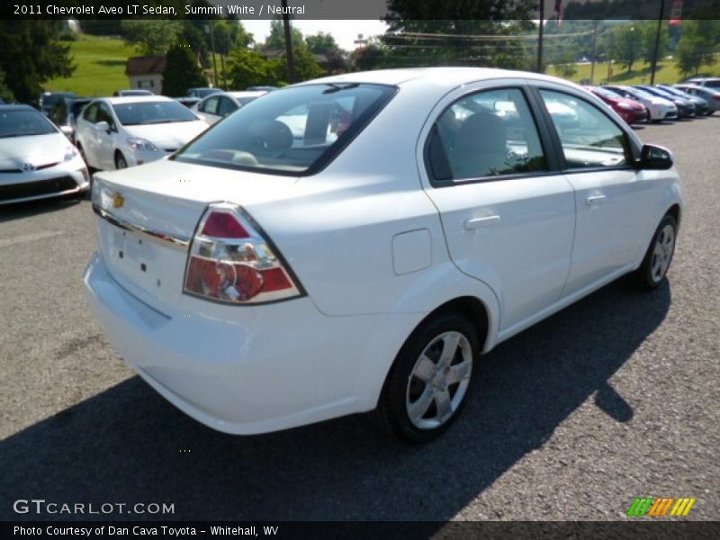 Summit White / Neutral 2011 Chevrolet Aveo LT Sedan