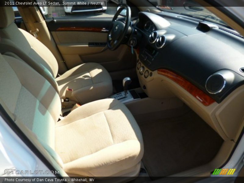 Summit White / Neutral 2011 Chevrolet Aveo LT Sedan