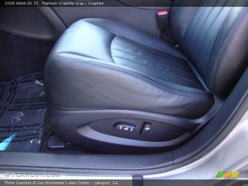 Platinum Graphite Gray / Graphite 2008 Infiniti EX 35