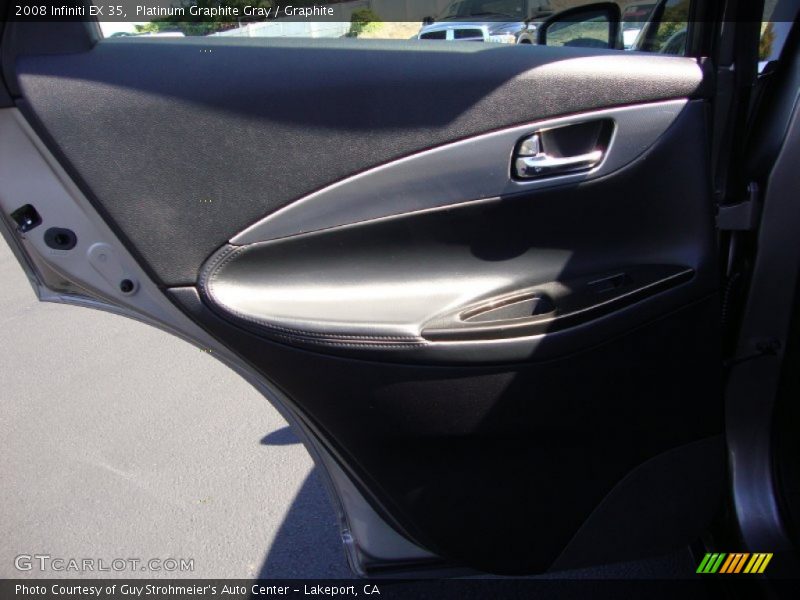 Platinum Graphite Gray / Graphite 2008 Infiniti EX 35
