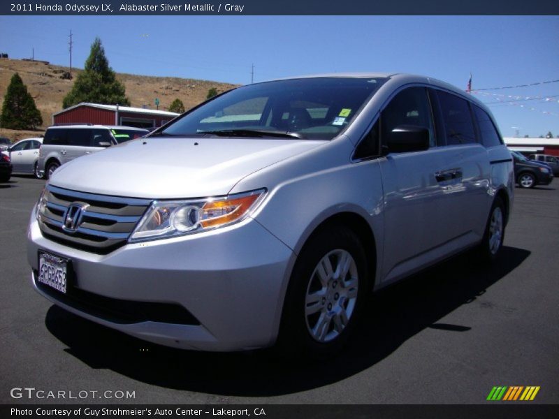 Alabaster Silver Metallic / Gray 2011 Honda Odyssey LX