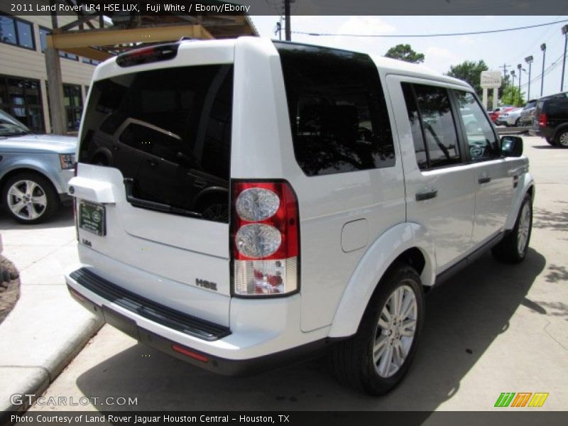 Fuji White / Ebony/Ebony 2011 Land Rover LR4 HSE LUX