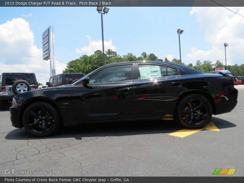 Pitch Black / Black 2013 Dodge Charger R/T Road & Track