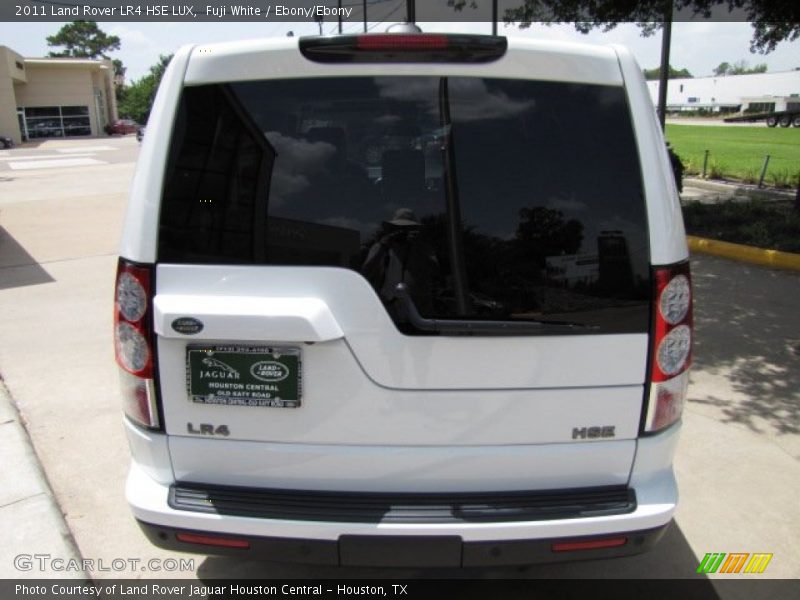 Fuji White / Ebony/Ebony 2011 Land Rover LR4 HSE LUX
