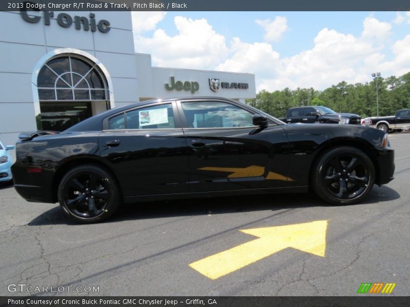 Pitch Black / Black 2013 Dodge Charger R/T Road & Track