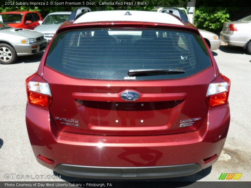 Camellia Red Pearl / Black 2013 Subaru Impreza 2.0i Sport Premium 5 Door