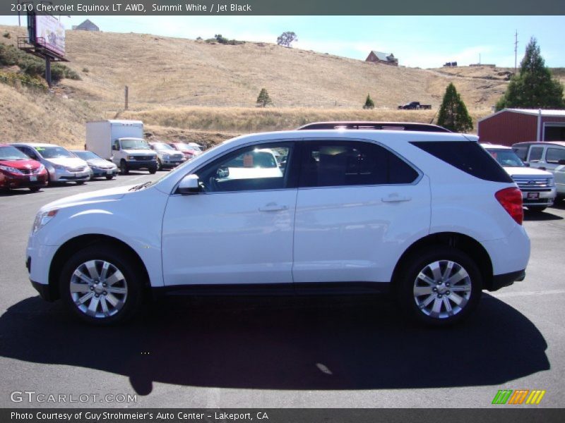 Summit White / Jet Black 2010 Chevrolet Equinox LT AWD