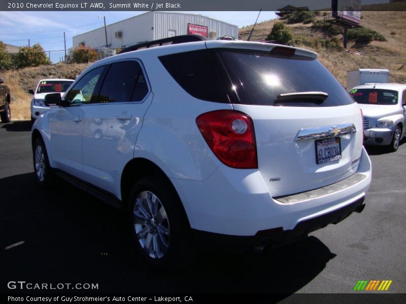 Summit White / Jet Black 2010 Chevrolet Equinox LT AWD
