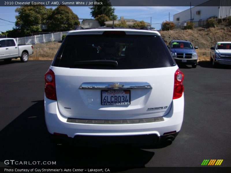 Summit White / Jet Black 2010 Chevrolet Equinox LT AWD