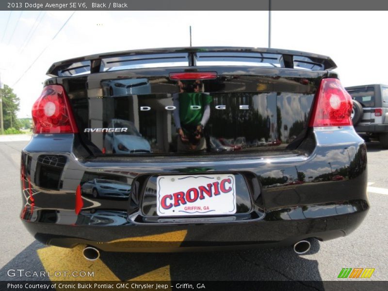 Black / Black 2013 Dodge Avenger SE V6