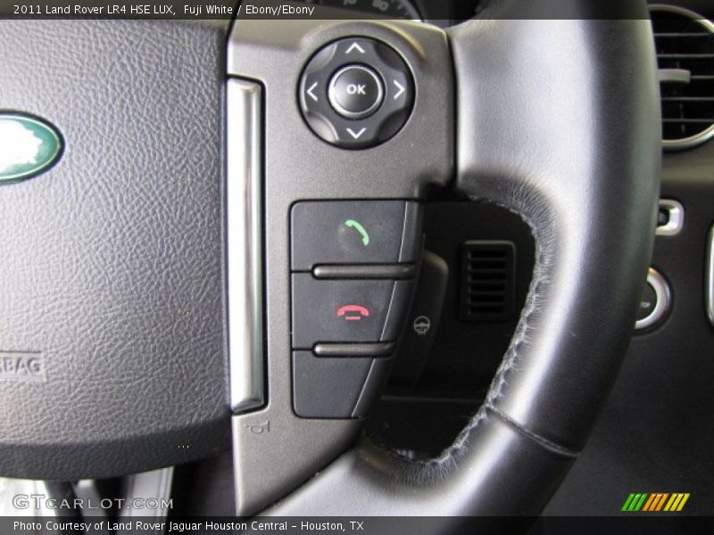 Fuji White / Ebony/Ebony 2011 Land Rover LR4 HSE LUX