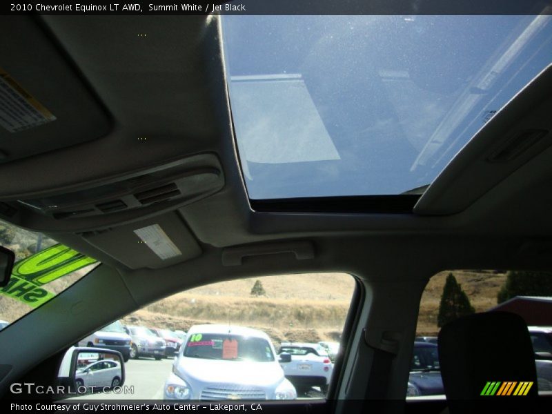 Summit White / Jet Black 2010 Chevrolet Equinox LT AWD
