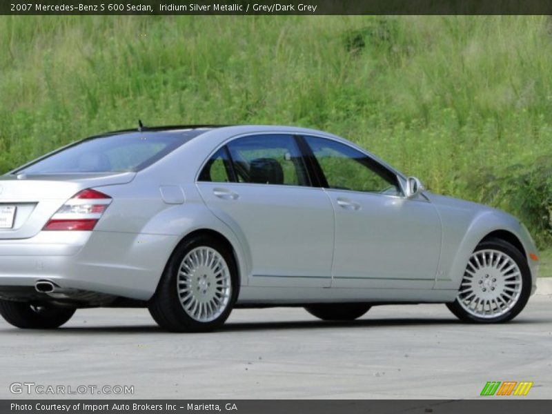 Iridium Silver Metallic / Grey/Dark Grey 2007 Mercedes-Benz S 600 Sedan