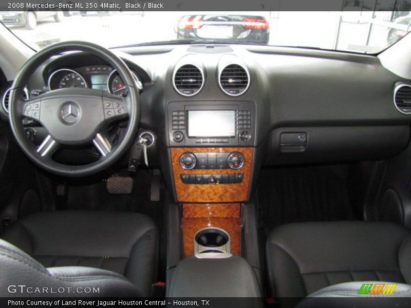 Black / Black 2008 Mercedes-Benz ML 350 4Matic