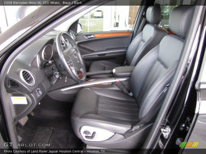 Black / Black 2008 Mercedes-Benz ML 350 4Matic