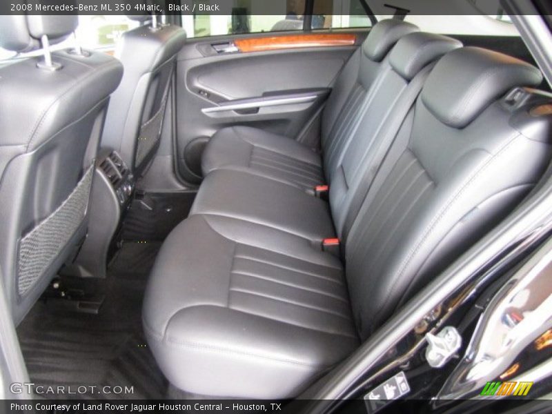 Black / Black 2008 Mercedes-Benz ML 350 4Matic