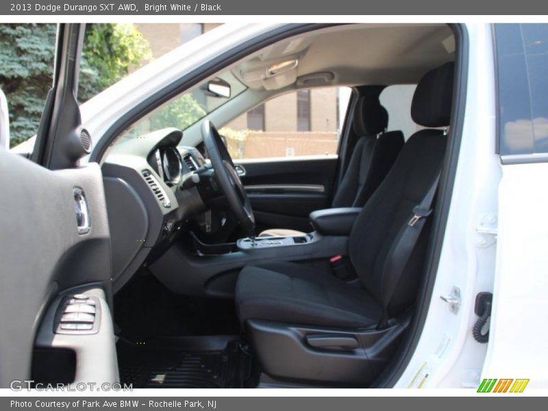 Bright White / Black 2013 Dodge Durango SXT AWD