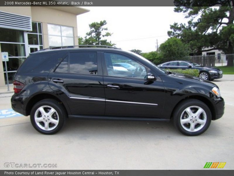 Black / Black 2008 Mercedes-Benz ML 350 4Matic