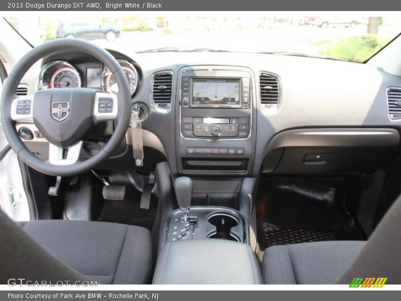 Bright White / Black 2013 Dodge Durango SXT AWD