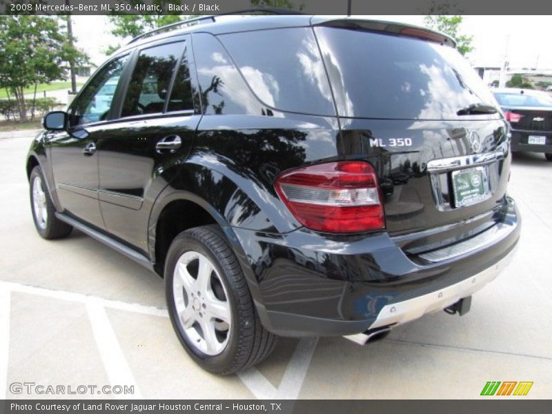Black / Black 2008 Mercedes-Benz ML 350 4Matic