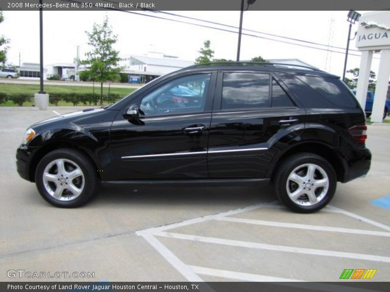 Black / Black 2008 Mercedes-Benz ML 350 4Matic