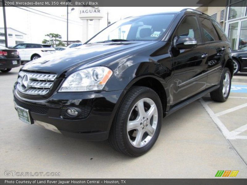 Black / Black 2008 Mercedes-Benz ML 350 4Matic