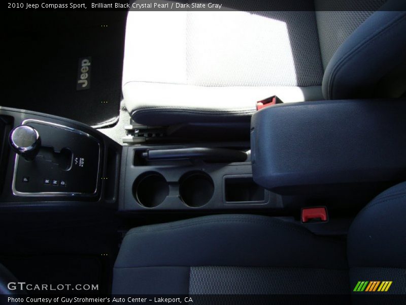 Brilliant Black Crystal Pearl / Dark Slate Gray 2010 Jeep Compass Sport
