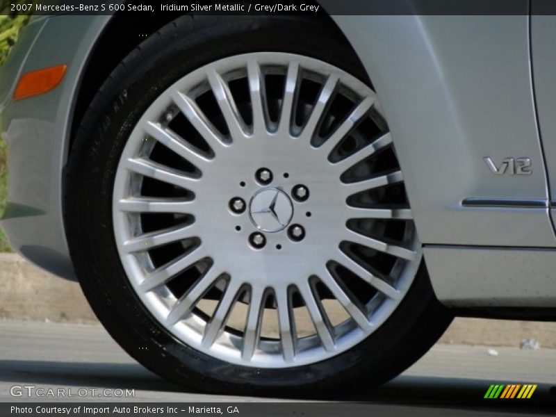  2007 S 600 Sedan Wheel