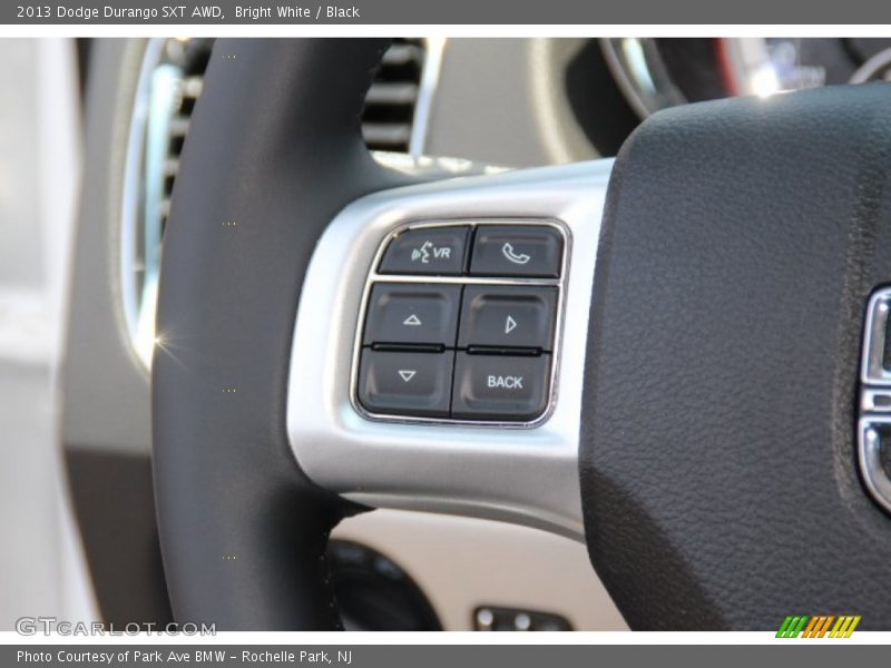 Bright White / Black 2013 Dodge Durango SXT AWD