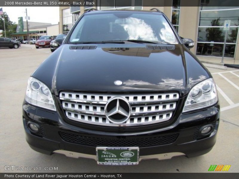 Black / Black 2008 Mercedes-Benz ML 350 4Matic