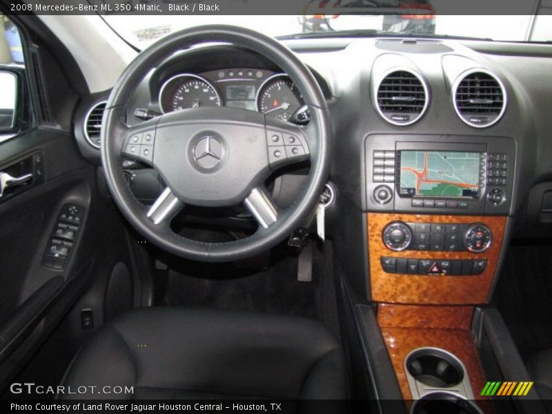 Black / Black 2008 Mercedes-Benz ML 350 4Matic