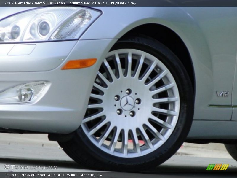  2007 S 600 Sedan Wheel