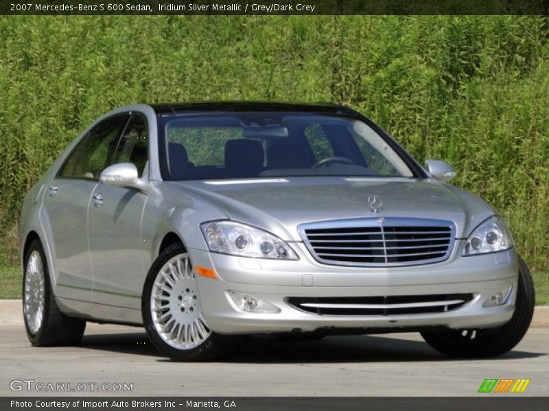 Iridium Silver Metallic / Grey/Dark Grey 2007 Mercedes-Benz S 600 Sedan