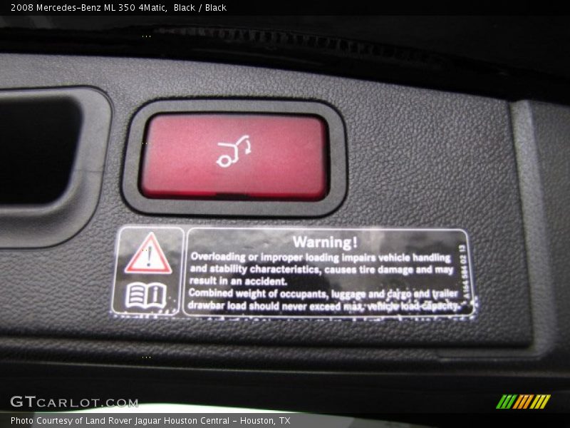 Black / Black 2008 Mercedes-Benz ML 350 4Matic