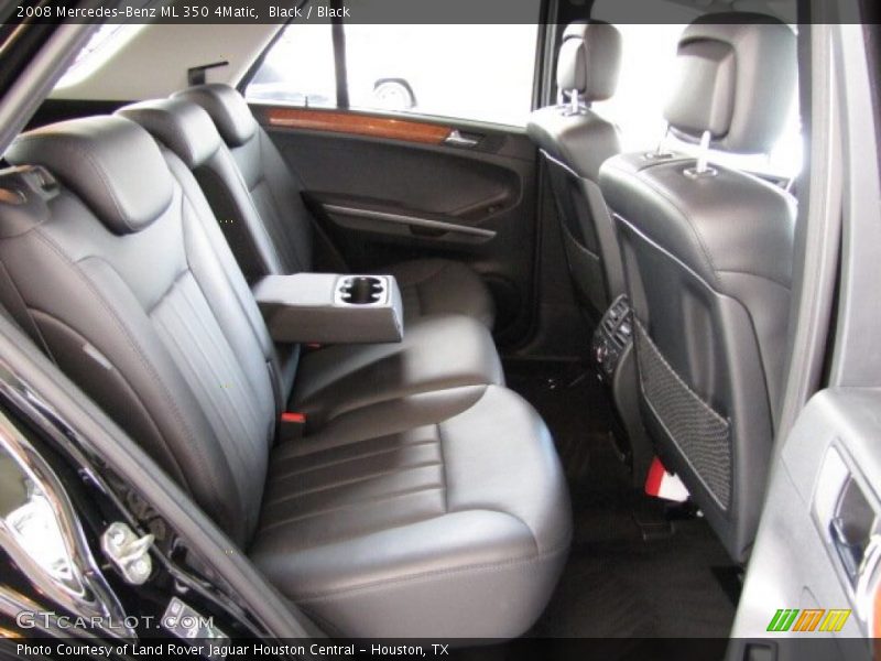 Black / Black 2008 Mercedes-Benz ML 350 4Matic