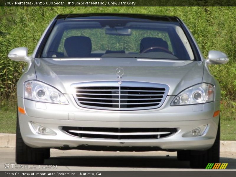 Iridium Silver Metallic / Grey/Dark Grey 2007 Mercedes-Benz S 600 Sedan