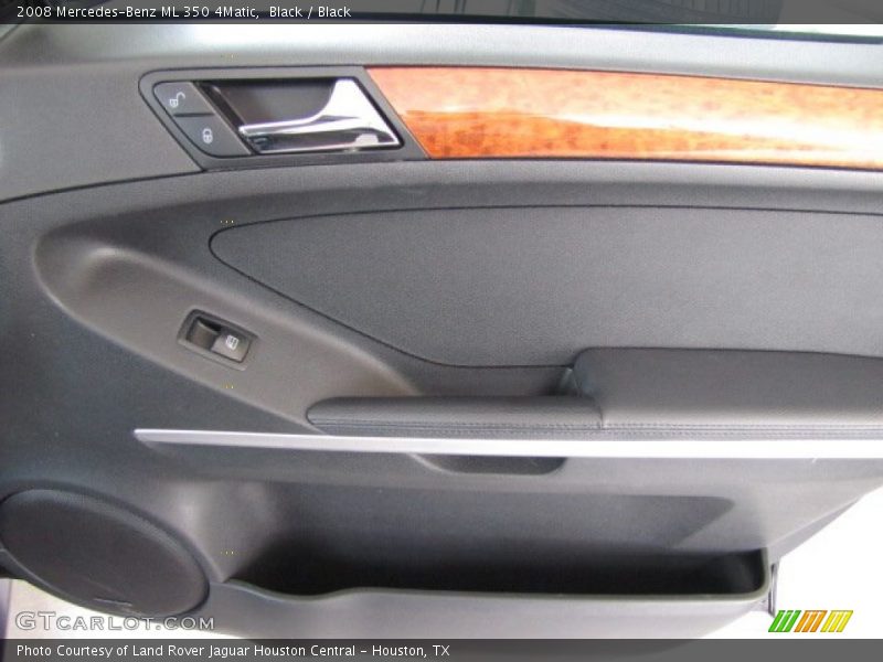 Black / Black 2008 Mercedes-Benz ML 350 4Matic