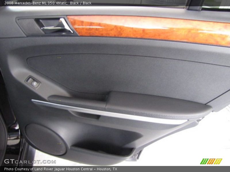 Black / Black 2008 Mercedes-Benz ML 350 4Matic