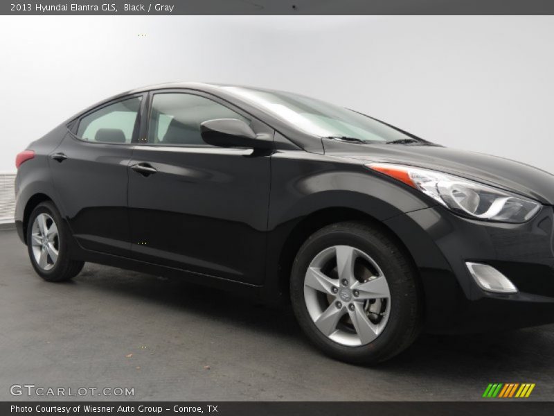 Black / Gray 2013 Hyundai Elantra GLS