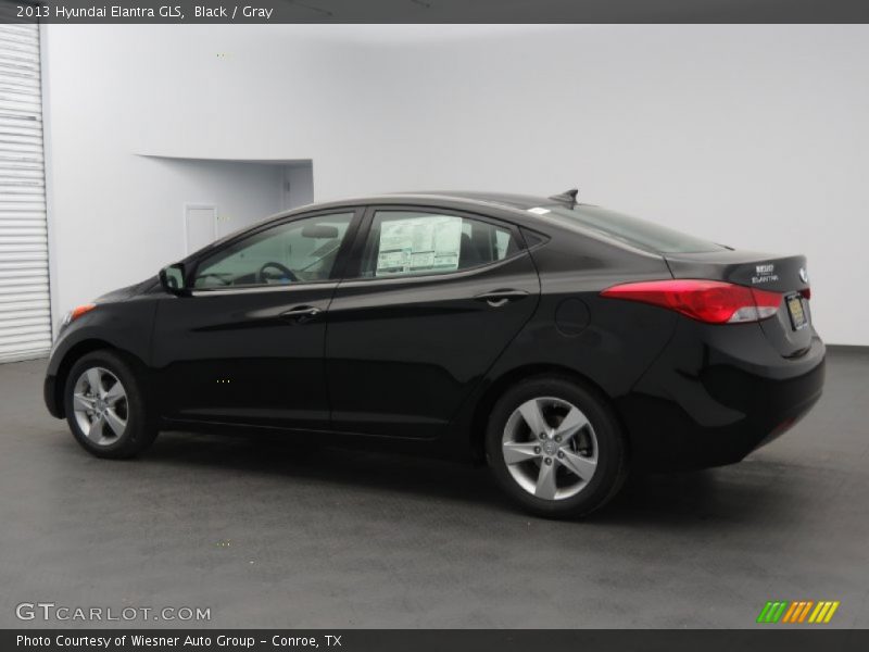 Black / Gray 2013 Hyundai Elantra GLS