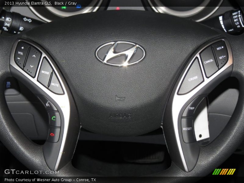 Black / Gray 2013 Hyundai Elantra GLS