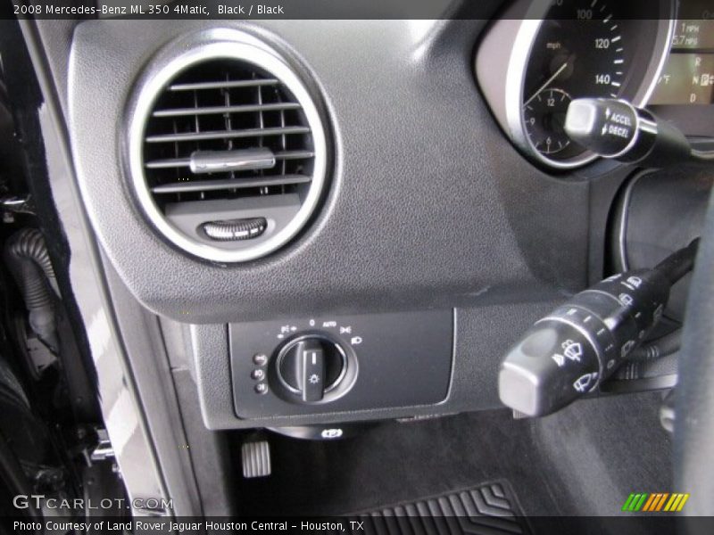 Black / Black 2008 Mercedes-Benz ML 350 4Matic