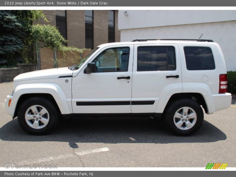 Stone White / Dark Slate Gray 2010 Jeep Liberty Sport 4x4