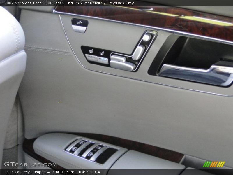 Iridium Silver Metallic / Grey/Dark Grey 2007 Mercedes-Benz S 600 Sedan