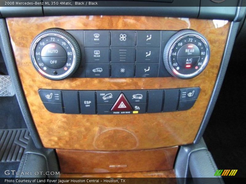 Black / Black 2008 Mercedes-Benz ML 350 4Matic