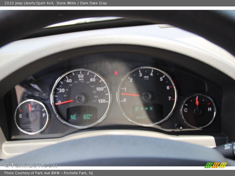 Stone White / Dark Slate Gray 2010 Jeep Liberty Sport 4x4