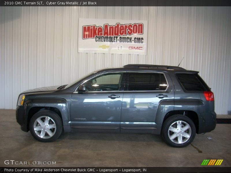 Cyber Gray Metallic / Jet Black 2010 GMC Terrain SLT