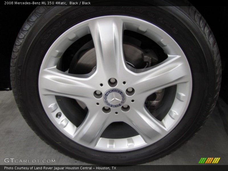 Black / Black 2008 Mercedes-Benz ML 350 4Matic