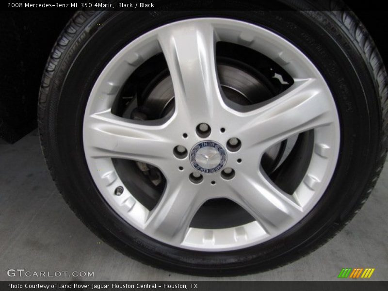 Black / Black 2008 Mercedes-Benz ML 350 4Matic